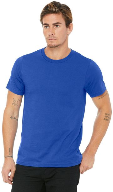 Bella + Canvas Adult Unisex Made In The USA Jersey Short Sleeve T-Shirt